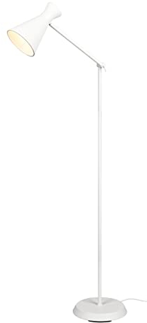 Reality Leuchten Stehleuchte Enzo R40781031, Metall Weiß matt, exkl. 1x E27