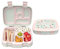 Bentgo Kids Prints Lunchbox für Kinder, auslaufsicher, 5 Fächer, Bento-Stil, ideale Portionsgrößen für Kinder von 3–7 Jahren, langlebig, sturzsicher, spülmaschinenfest und aus BPA-freien Materialien