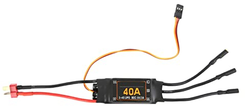 Keenso 40A Brushless ESCBrushless ESC40A Brushless ESC, 40A Speed Motor Controller Brushless ESC RC Drone Helicopter FPV Parts Dual Mode Accessories 40A ESCElectric Speed Controllers (Schwarz)