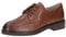 CAPRICE Damen Schnürschuhe aus Leder Elegant, Braun (Cognac Nappa), 40 EU