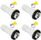 PATIKIL Conector de Manguera de Desagüe para Aire Acondicionado de 15mm, 4 Piezas de Conector Universal con Abrazadera para Unidad de Aire Acondicionado, Estilo Blanco 6