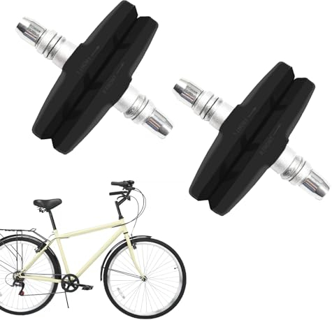 V-Brake Bremsbeläge,Bremsbacken für V-Bremsen,Bremsbelag-Set Fahrrad Bremsbacken,Bremsbelag-Set Fahrrad,Bremsschuhe Fahrrad Bremsbelag Schwarz für Fydraulische Felgenbremse,4 Stück
