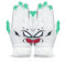 FINGER TEN American Football Receiver Handschuhe für Youth Jungen Mädchen, Torwarthandschuhe rutschfest Impact Palm Protection Outdoor Sport, Wasserdicht Gloves Fit Kinder (Grün, S)