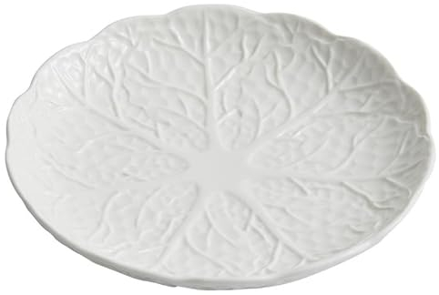 YCCHAH Piastre Di Antipasto Piatto da bistecca occidentale Piatto da portata for la casa Piatto da insalata di frutta piatto bianco creativo creativo in ceramica Piatti Economici(L)