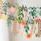 Yajuo Bunte Wildblumen-Girlande, Blumen-Banner, Gartenparty-Dekoration, Doppelseitige Blatt-Blumengirlande, Hängende Blumen, Wildblumen-Party-Dekoration für Geburtstag, Hochzeit