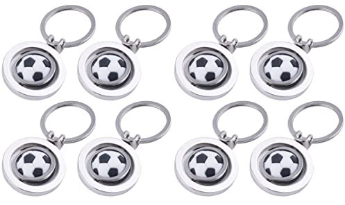 BESPORTBLE 2 Sätze 4tlg Fußball-schlüsselanhänger Fußball Fußball Schlüsselanhänger Fußballgeschenke Schlüsselanhänger Für Fußballfans Sport Schlüsselanhänger Mini-schlüsselanhänger