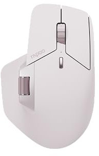 Rapoo MT760M Ratón Inalámbrico Ratón Inalámbrico Ratón Ratón 4000DPI Sensor Batería Recargable Respetuoso con el Medio Ambiente Ergonómico PC y Mac - Rosa