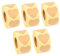 HOODANCOS 5 Rollen Partyanhänger Herz Kraftpapier Etiketten Liebe Klebeetiketten Applikationen Verzierungen Aufkleber Etiketten Geschenkaufkleber Kraftpapier Herzpapieraufkleber