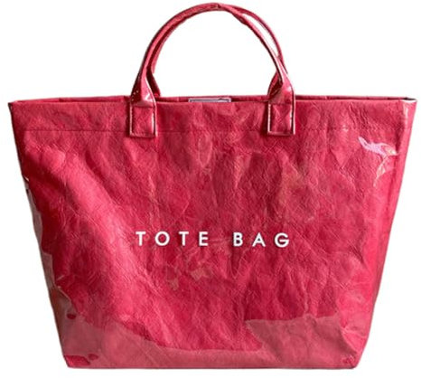 GSenhui PVC Tragetasche Damen Tote Bag Groß Shopper Tasche mit Brief Drucken Handtasche Arbeitstasche Gross Beuteltasche Transparente Hobo Handbags