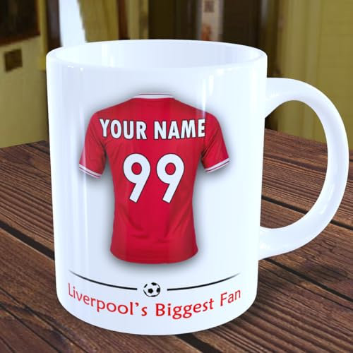 Liverpool Mug Personalised Liverpool Cup for Football Supporters Fans Birthday Christmas