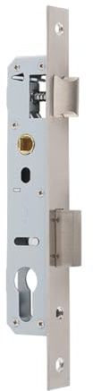 ACESOME Stainless Steel Mortice Lock, 35mm / 1.38in Door Lock for Internal Door, Single-Point Mortice Deadlock, Aluminum Mortise Locks for Aluminium,Wooden Doors (8520)