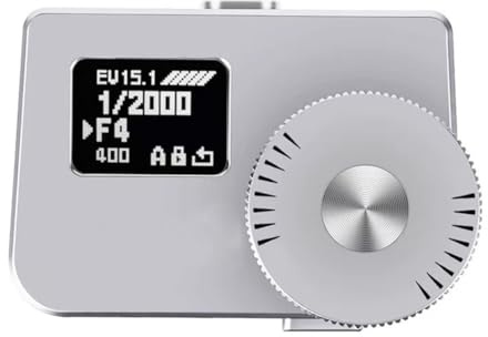 Suoumwa AH-M1-Kamera Lichtmesser für die Fotografie Fotografie Lichtmessungsinstrument mit OLED-Display Echtzeit-Messfunktion B