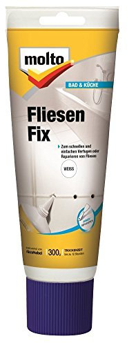 2 x 300g Molto Fliesen Fix 3in1 weiss Fertigspachtel Standtube