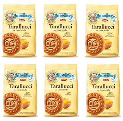 6x Mulino Bianco Kekse Tarallucci 350g Italien biscuits cookies kuchen brioche