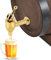 Kupfer Spigot Tap Wasserhahn für Wein Bier Getränke Drink Dispenser(Golden 12mm)