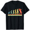 Saxophonspieler Geschenk Evolution Saxophon T-Shirt