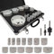 DIAMWOOD - Coffret 13 Trépans Bi-Métal HSS (M3) PRO Acier Bois PVC | Scie Cloche 13 Pcs Lame de Scie + 2 Mandrins + 3 Forets Pilote de Centrage | pour Perceuse | Ø 16 à 102 mm