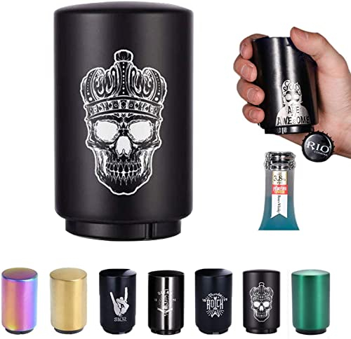 Ouvre-bouchon de bouteille de bière en acier inoxydable, ouvre-bouteille magnétique automatique, cadeaux de bière pour homme et femme, cadeaux de Noël, gadgets de cuisine, ouvre les bouteilles