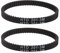 YINETTECH 2 Stück HTD3M-201-6,5 mm Zahnantriebsriemen 1912918700 Staubsauger-Zahnriemen 67 Zähnen Kompatibel mit VAX MACH AIR U90-MA-R U91-MA-B Riemenumfang 201mm Teilung 3mm Breite 6mm