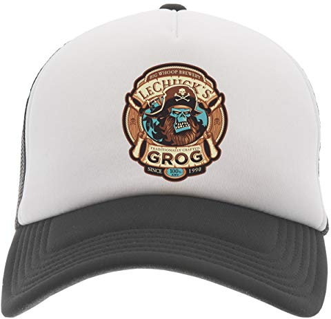 Delavi Geist Pirat Baseball Trucker Kappe Schwarz Black Cap