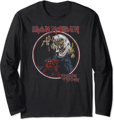 Iron Maiden - Number of the Beast Vintage Long Sleeve T-Shirt
