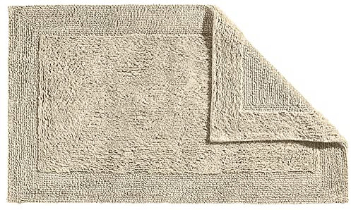 Erwin Müller Badematte, Badteppich Uni Serie Stuttgart beige Größe 80x150 cm - extra dick, hohe Saugfähigkeit, 100% Baumwolle
