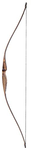 FZYE Bogen- und Pfeil-Set Erwachsene, traditionelles Recurve-Bogenschießen Langbogen aus massivem Ebenholz 30-50 Lbs Recurve-Bogen- und Pfeil-Set, verwendet für die Jagd mit der linken