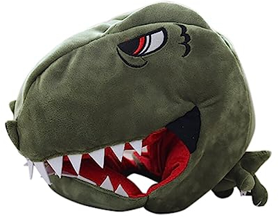 Lustige Dinosaurier Mütze Dinosaurier Hut Plüsch Cartoon Dino Tierhut Cosplay Party Hut Weihnachten Party Urlaub Hut Kostüm Zubehör Foto Requisiten Masquerade Kostüm für Erwachsene & Kinder