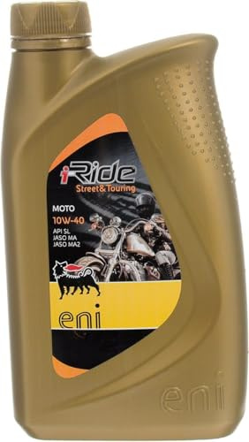ENI Motoröl 10W-40 i-Ride Teilsynthetiköl Motor Öl API SL Street&Touring 1L Kompatibel mit AIXAM A.751 Schrägheck, ZNEN MOTORCYCLES ZN125