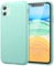 JETech Silicone Case for iPhone 11 (2019) 6.1-Inch, Silky-Soft Touch Full-Body Protective Case, Shockproof Cover with Microfiber Lining (Green)