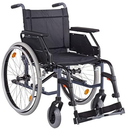 Dietz CANEO_B Standard-Faltrollstuhl mit Feststellbremse 48 cm