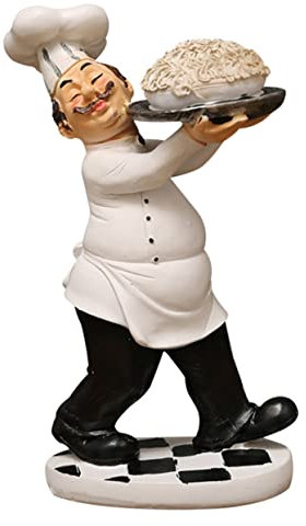 Cabilock Europäischer Stil Chef Statue Harz Ornament Für Home Küche Restaurant Ramen Chef Modell