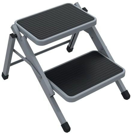 Doppeltrittstufe klappbar Camping Trittstufe Wohnwagen Wohnmobil Einstiegshilfe faltbar bis 150kg