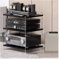 Audio rack hifi regal 24 32 Zoll Hoch Audio Stereo Rack/ Medienständer, Modern Komponenten Kabinett/ Rack Audio-Turm AV-Halterung Regal, Mit Verstellbaren Ablagen, Für Eck-Entertainment-Center(Style3,