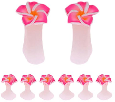 Flower Toe Separators - Flower Toe Separators For Nail Varnish | Reusable Toes Divider | Soft Toe Separator For Nail Polish | Silicone Toe Spacers For Nail Saloons Women Girlfriend Wife