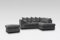 Germodify JUMBO CORD LEFT/RIGHT HAND CORNER SOFA SUITE SET + FOOTSTOOL (7 COLOURS) (CHARCOAL GREY, RIGHTHAND SOFA + FOOTSTOOL)