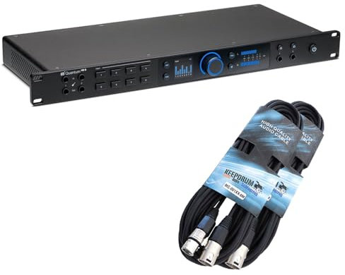 Presonus Quantum HD8 Audio-Interface mit 2x keepdrum XLR Kabel