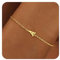 RMMD Armband Damen Gold, 18K Gold Vergoldete Armband Damen Initialen Armband mit Buchstaben A Personalisiert Armband Armkette Damen Gold Schmuck Geschenke für Frauen Teenager Mädchen Armband