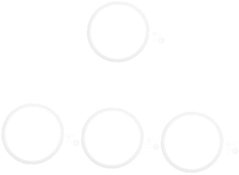 Alipis 4sets Pressure Cooker Replacement Gasket Silicone Ring for Cooker Pot Supply Oven Seal Replacement