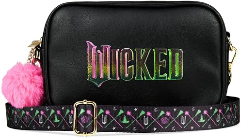 Wicked Handtasche Mädchen, Klein Kunstleder Damen Umhängetasche im Elphaba Glinda Stil Geschenke für Frauen Teenager