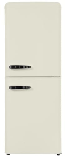 Electriq 153 Litre 60/40 Retro Freestanding Fridge Freezer - Cream