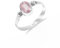 Rose Quartz Gemstone 925 Sterling Silver Handmade Solitaire Traditional Promise Ring For Women and Men RB-02-RQ-3