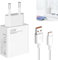 Huybaa 33W Cargador Rapido para Xiaomi con Cable USB Tipo C de 2M, Cargador de Pared de Carga Rápida, Turbo Tipo C Adaptador Charger para Xiaomi Redmi 14, 13, 12, 12t, 12s, 11, 11s, Pro, Plus, Nota K6