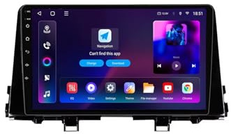 Android 15 Touch screen Radio per Kia Morning 3 Picanto 2017-2020 9 Pollici Car Stereo Lettore con Bluetooth SWC FM RDS Car Radio AHD WIFI DVR GPS Ventola di raffreddamento(2+32G)