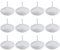GAOFESA Bougies chauffe-plat en cire de soja flottantes non parfumées pour décoration de piscine, baignoire, 3,5 à 4 heures de combustion