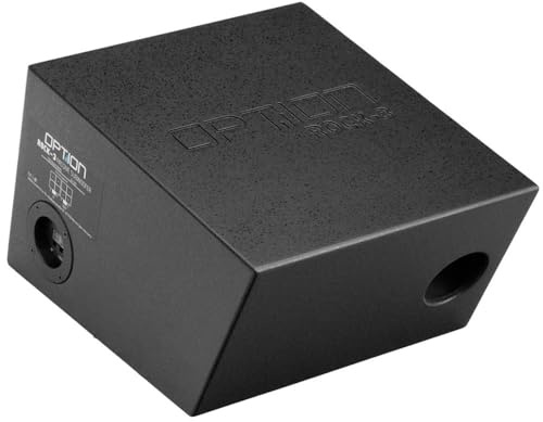 Option Rock-3 Subwoofer - Kompakter 20cm Passiv-Woofer im Bandpass-Gehäuse mit 130 Watt RMS Belastbarkeit, Doppelschwingspule, Gesamtimpedanz 2/8 Ohm