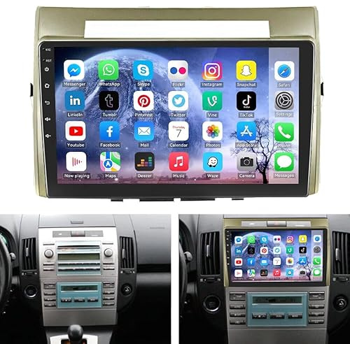 9 für Toyota Corolla Verso 2003-2009 DAB+Autoradio GPS-Navigation FM-Radio WLAN, 2+32G Android 13