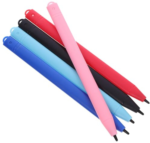 YOSADIER Stylets Pointe en Caoutchouc Électroconducteur Lot de 5 Design Compact et Précision Améliorée pour Tablette pour Écrans Tactiles et Tablettes