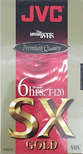 JVC SX Gold T-120 6 Hour VHS Videocassette