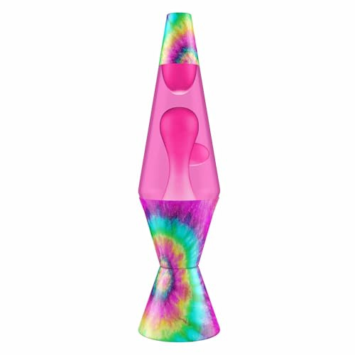 Schylling ZASTION Lavalampe, Spiralform, 37,8 cm, Batikfärbung, Rosa